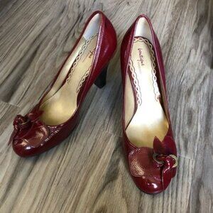 Nordstrom boutique MARLO floral leather Heels‎